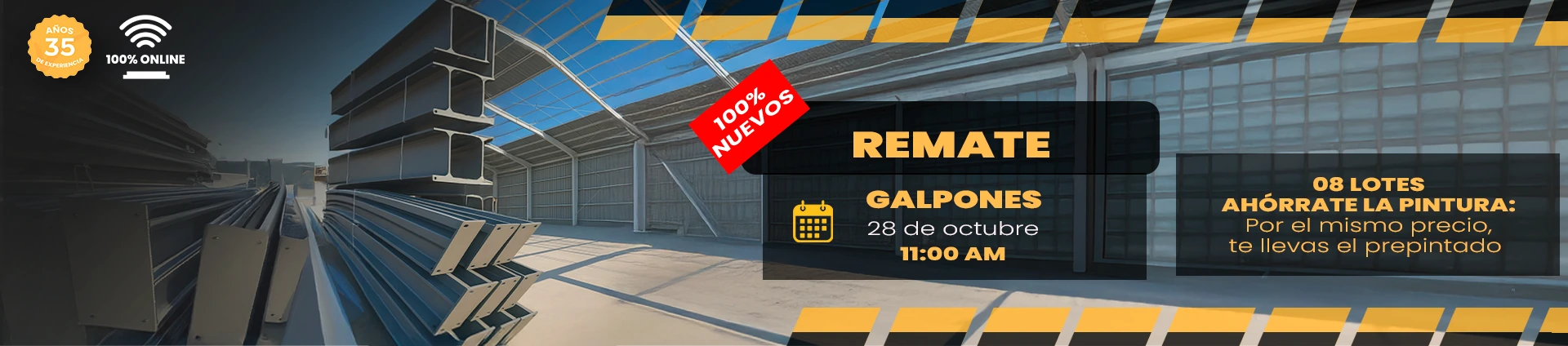 Remate galpones