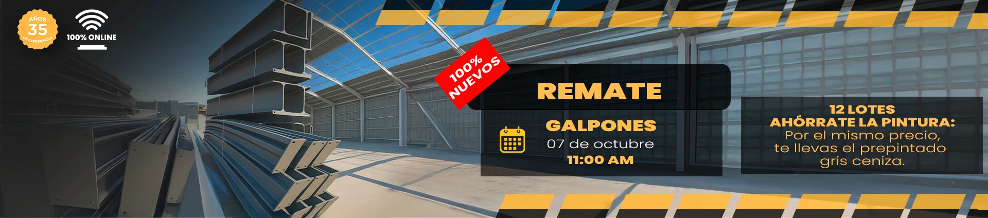 Remate galpones
