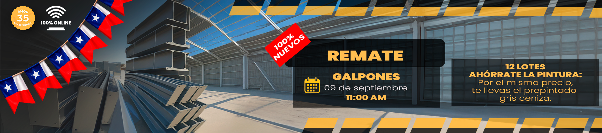 Remate galpones